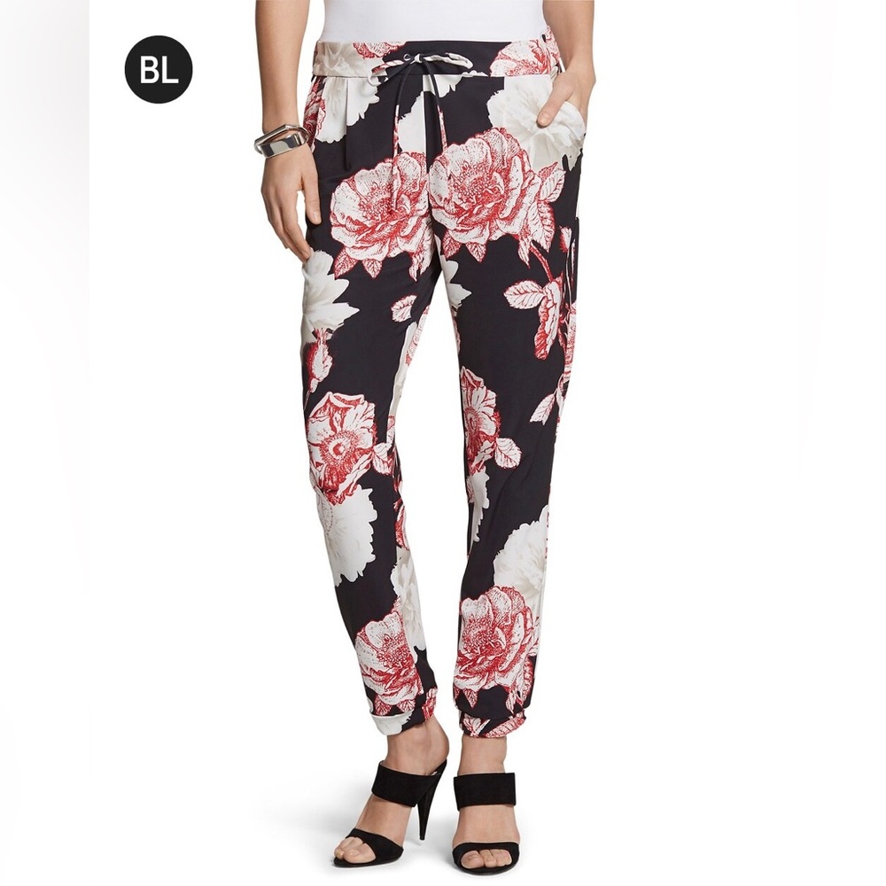 Black Label Printed Floral Jogger Pant Women’s Size 14 (2.5) Floral
